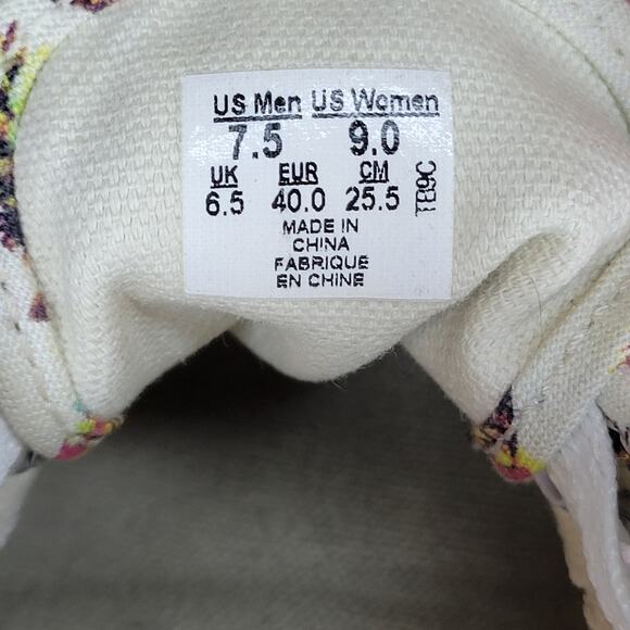 VANS Drained & Confused Aloha Pineapple Skull Low Sneakers Unisex M 7.5/ W 9 - Picture 13 of 14